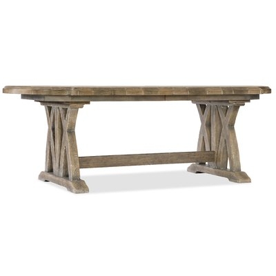Boheme Colibri Trestle Solid Wood Dining Table - Image 0