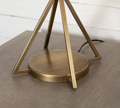 Porter Table Lamp, Antique Brass - Image 4