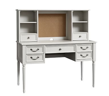 Blythe Desk, French White, In-Home Delivery - Image 1