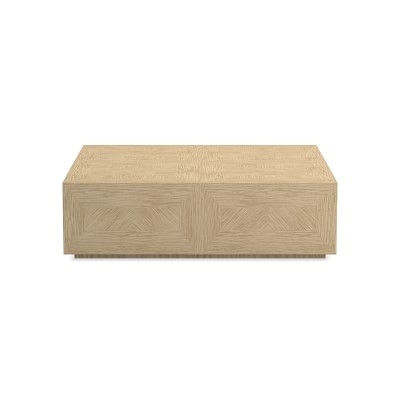 Vince Square Coffee Table, Wood, Rustic Blonde - Image 0