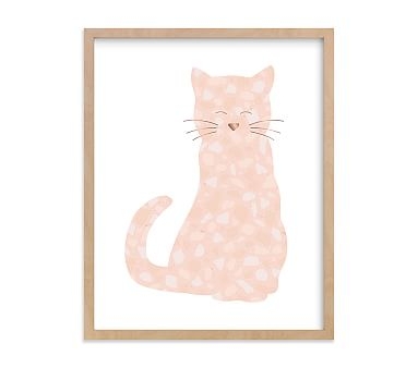 Terazzo Kitten Wall Art by Minted(R), 11x14, Natural - Image 0