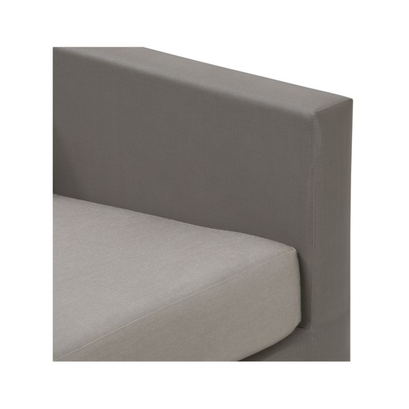 Dune 68" Taupe Outdoor Sofa with Sunbrella ® Cushions - Image 9