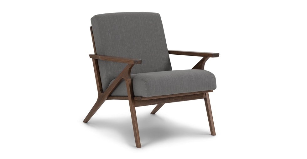Otio Thunder Gray Lounge Chair - Image 0
