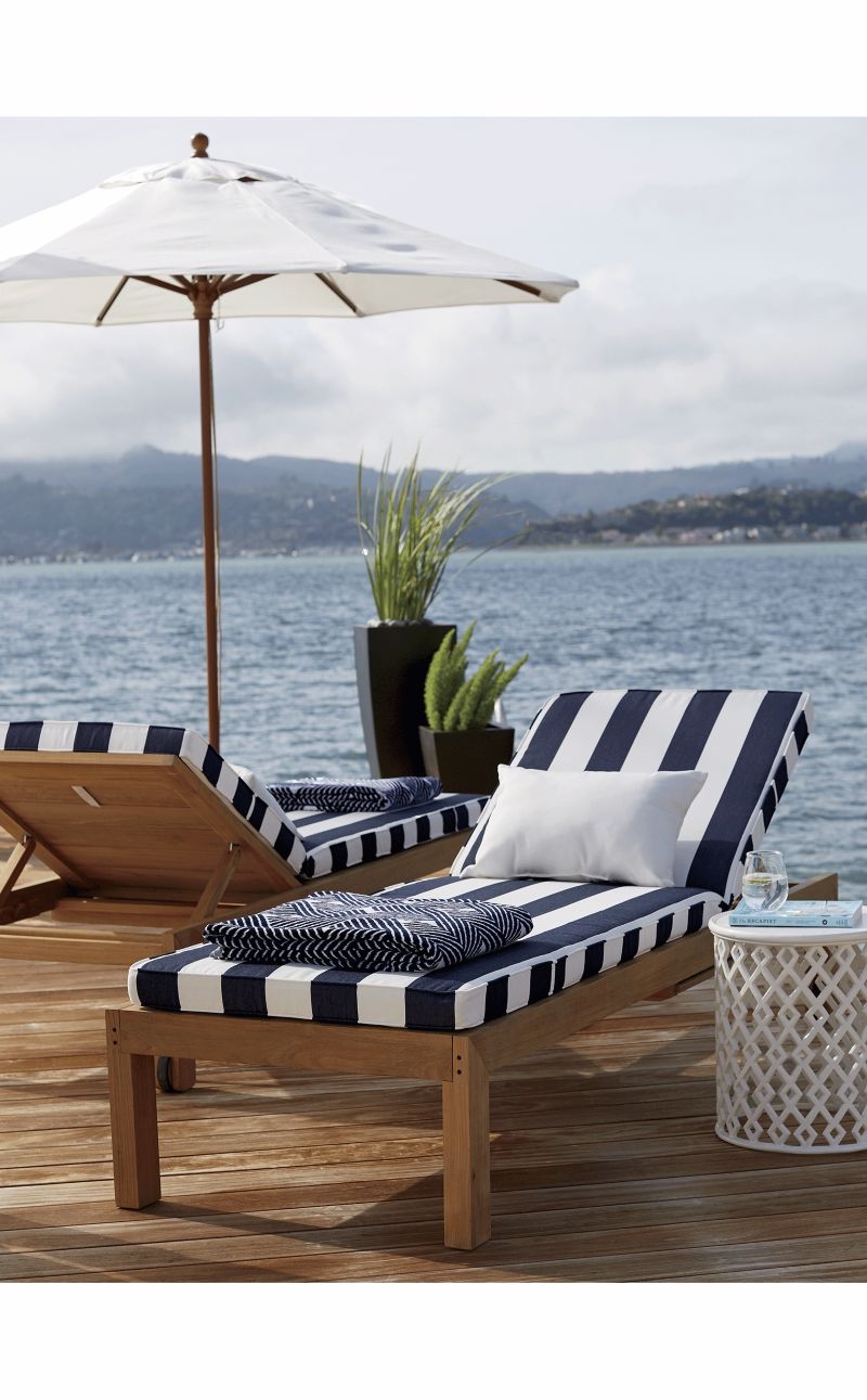 Sunbrella ® 20"x13" White Sand Outdoor Lumbar Pillow - Image 10