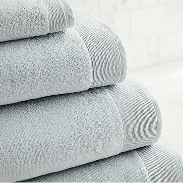 Organic Luxury Fibrosoft Towel, Washcloth, Pink Blush - Image 1
