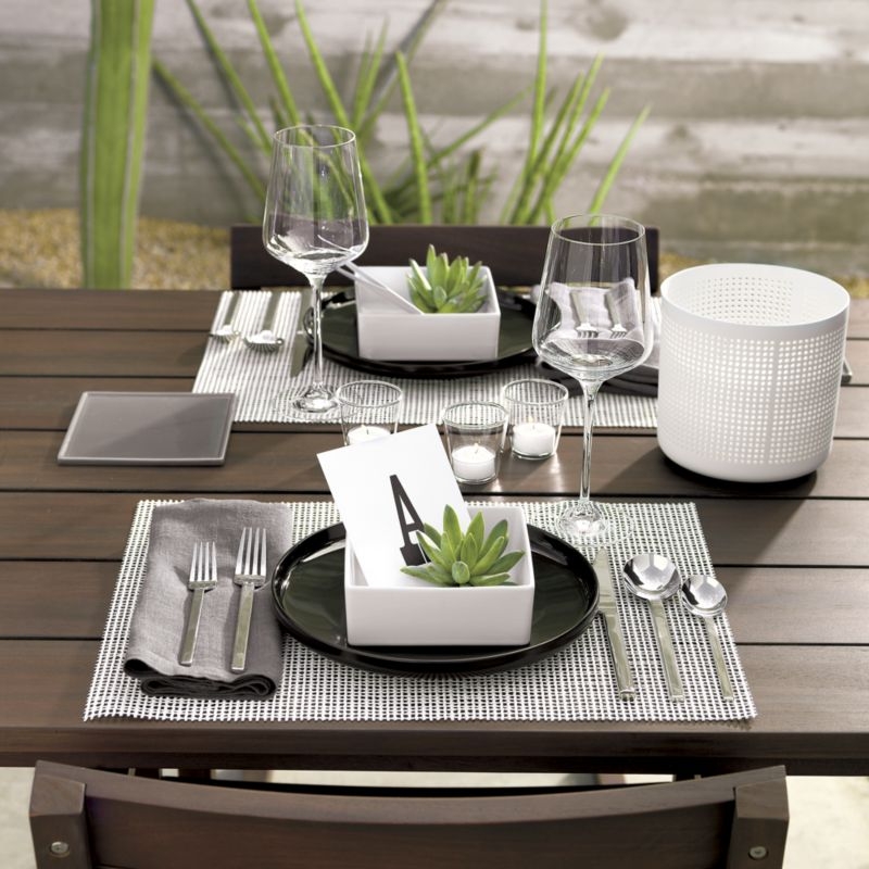 Tower 20-Piece Shiny Silver Flatware Set - Image 3