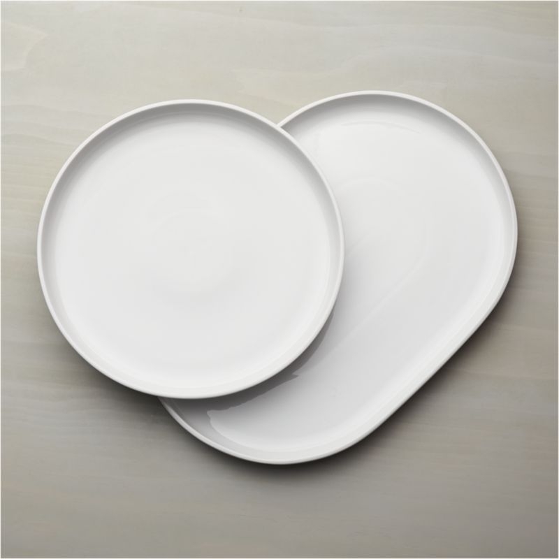 Round White Platter - Image 1