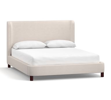 Rochella Upholstered Bed, King, Twill Cream - Image 3
