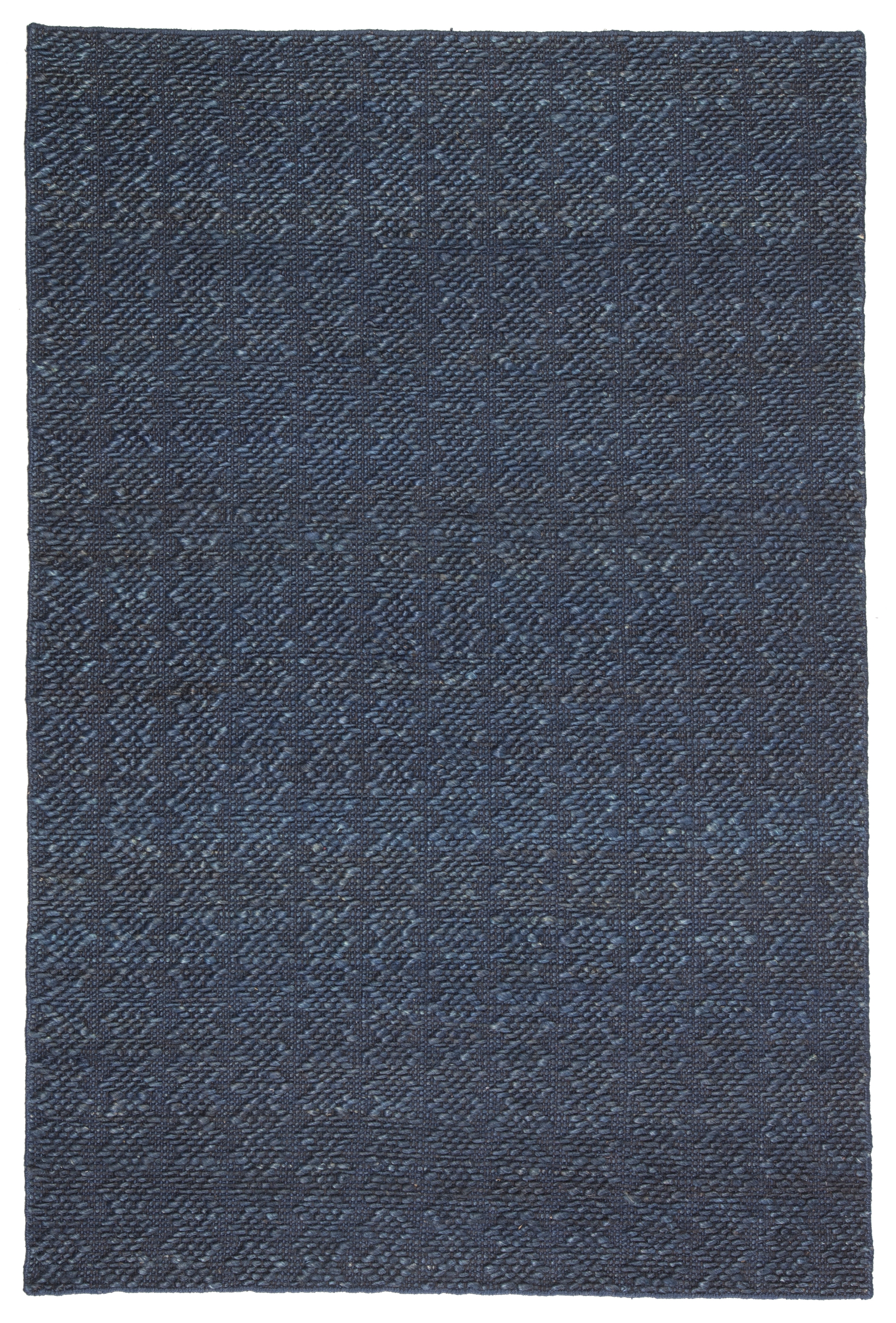 Devyn Natural Geometric Blue Area Rug (5'X8') - Image 0