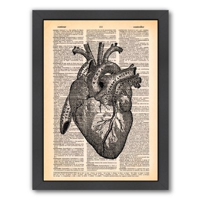 'Heart' Art Framed Graphic Art Print - Image 0