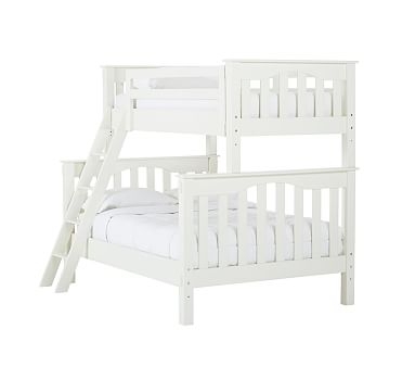 Kendall Twin-Over-Full Bunk Bed, Simply White - Image 0