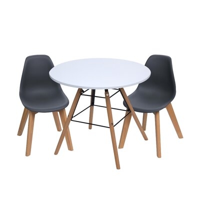 Letendre Kids 3 Piece Round Table and Chair Set - Image 0