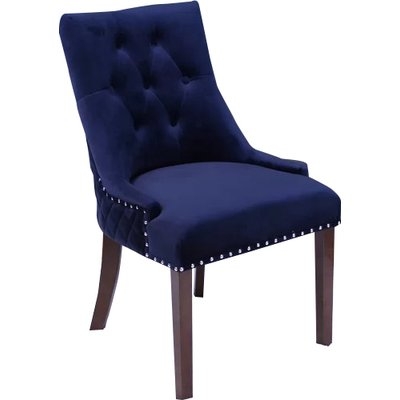 Bernyce Velvet Upholstered Dining Chair (Set of 2) - Image 0