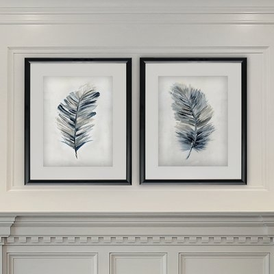 Soft Feathers Framed Print Set - Image 0