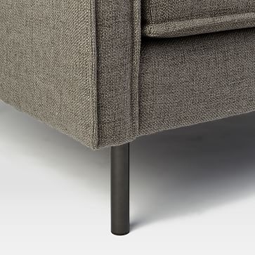 Axel 89" Sofa, Linen Weave, Platinum - Image 3