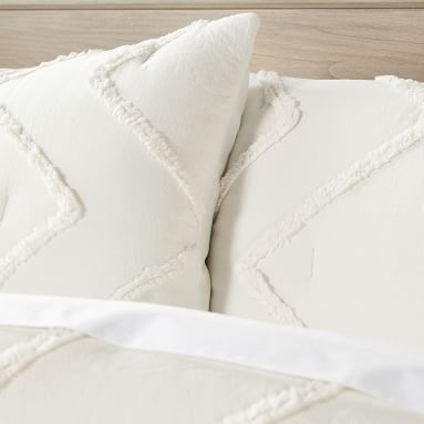 Ashlyn Tufted Comforter, Full/Queen, Ivory - Image 1