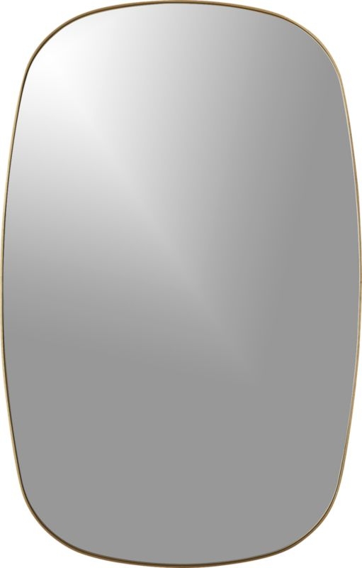 Infinity Brass Oblong Wall Mirror - Image 2
