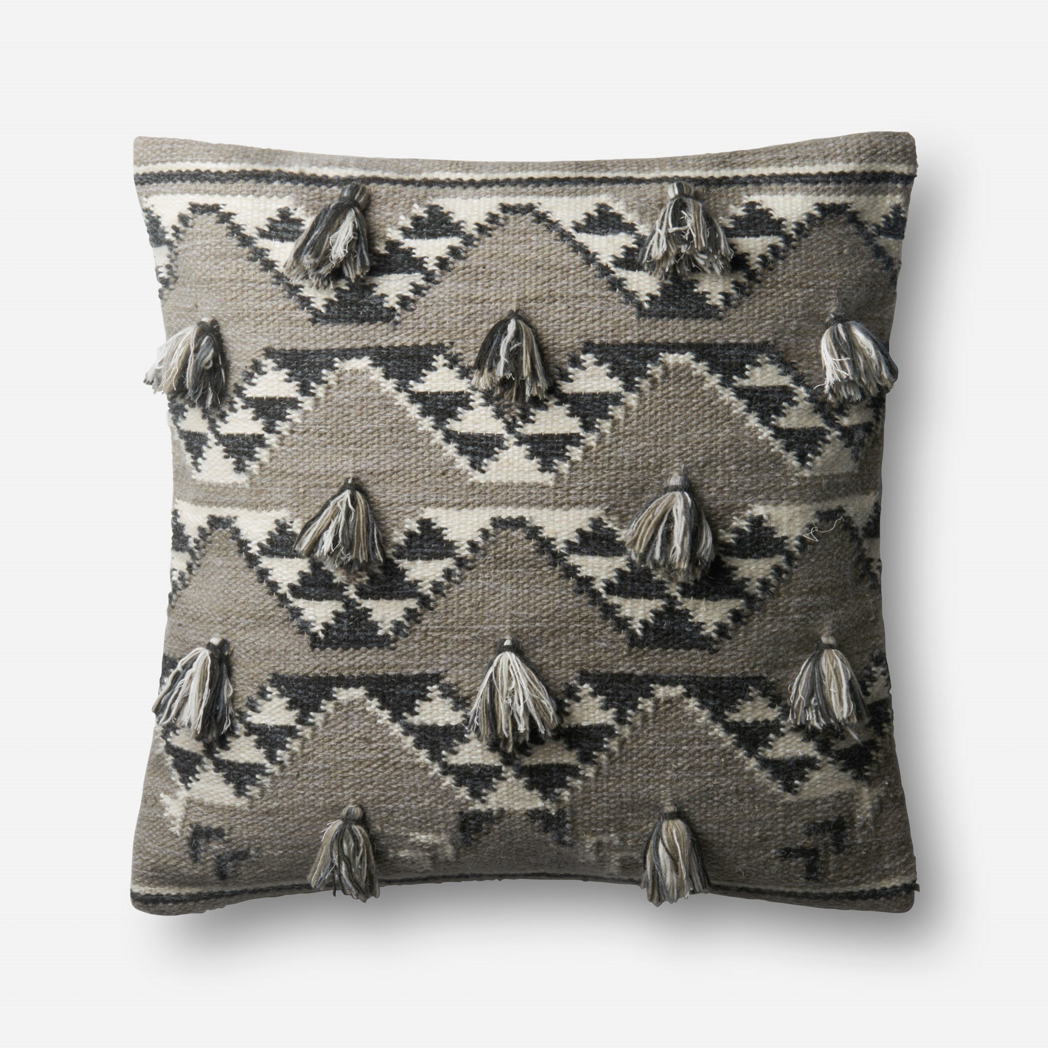 PILLOWS - GREY / NATURAL - 22" X 22" Cover Only - Image 0