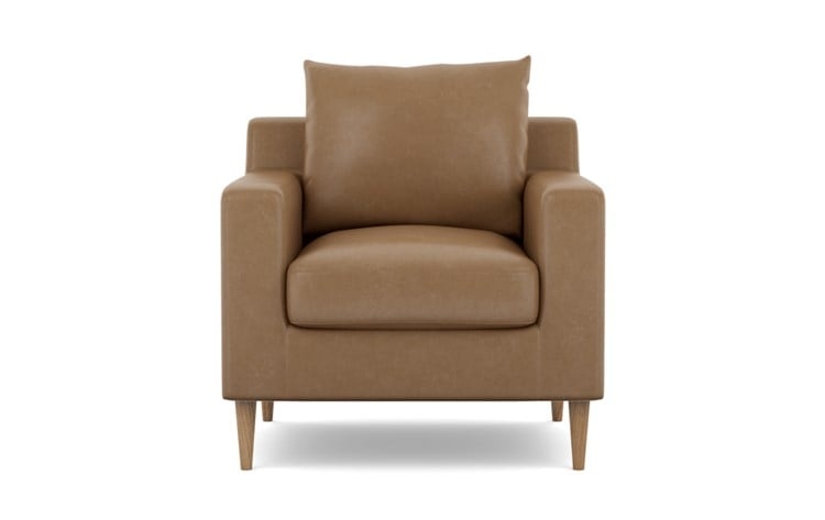 Sloan Leather Petite Chair - Image 0