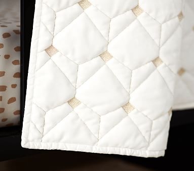 Coco Toddler Quilt, Ivory - Image 1