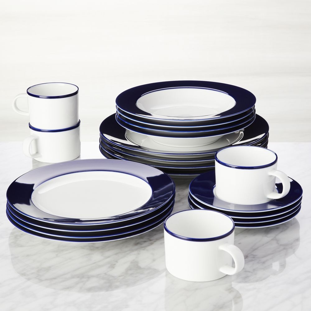 Maison Cobalt Blue 20-Piece Dinnerware Set - Image 0