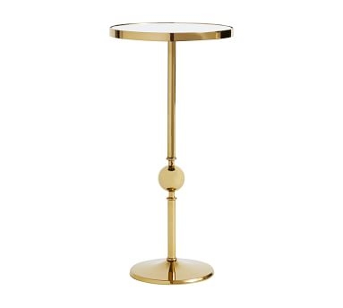 Ayla Accent Table, Brass/Mirror - Image 2