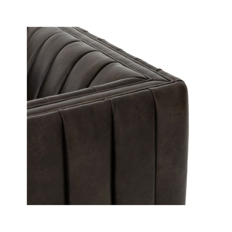 Cosima Leather Channel Tufted Chair - Image 7