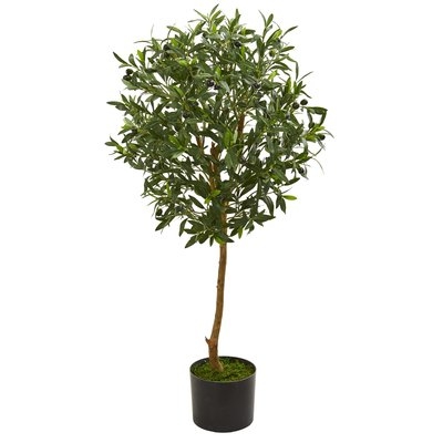 36" Artificial Olive Tree in Planter - Image 0