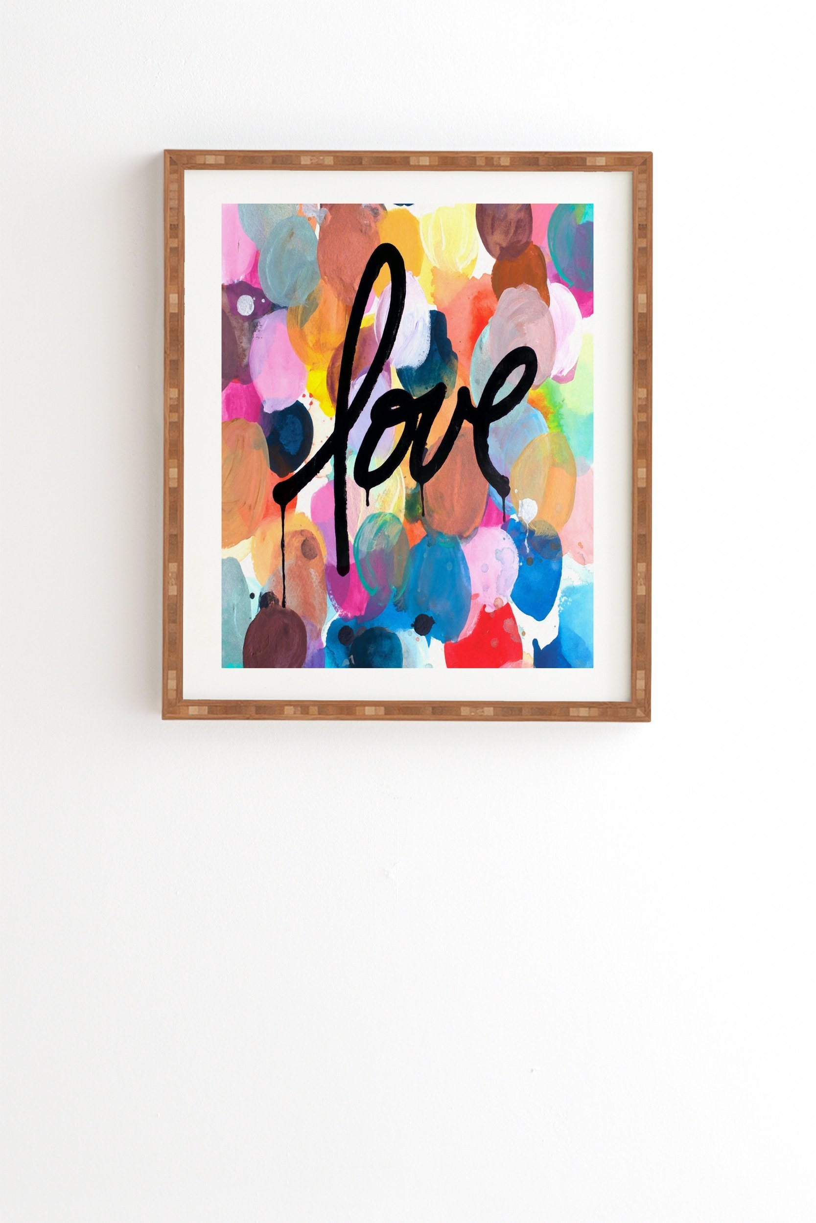 Kent Youngstrom i love color Framed Wall Art - 19" x 22.4" - Image 0