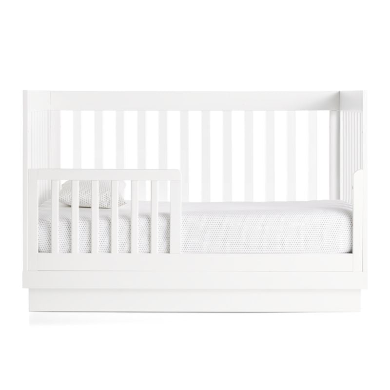 Babyletto Harlow Acrylic and White 3-in-1 Convertible Crib - Image 5