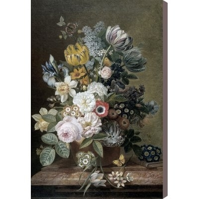 'Flower Arrangement III' Painting Print on Canvas - Image 0