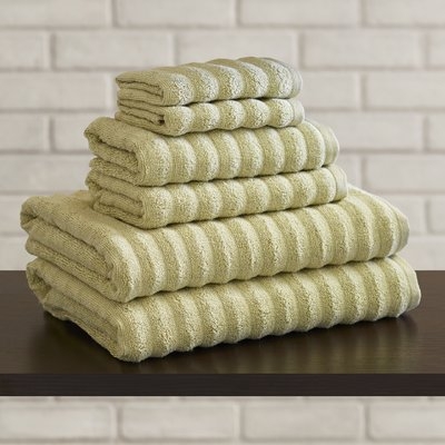 Alverez 6 Piece 100% Cotton Towel Set - Image 0