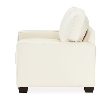 PB Comfort Square Arm Upholstered Sleeper Sofa, Box Edge Memory Foam Cushions, Textured Twill Khaki - Image 5