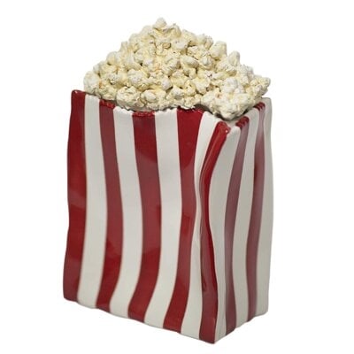 Ceramic Popcorn Lid & Container - Image 0