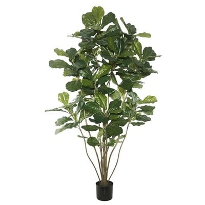 Artificial Green Potted Fiddle Tree - Image 0