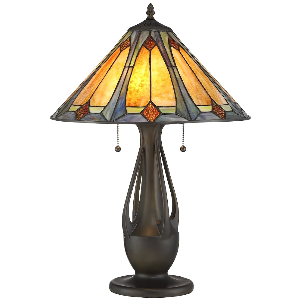 Robert Louis Tiffany Gerald 23" Arts and Crafts Glass Table Lamp - Image 0
