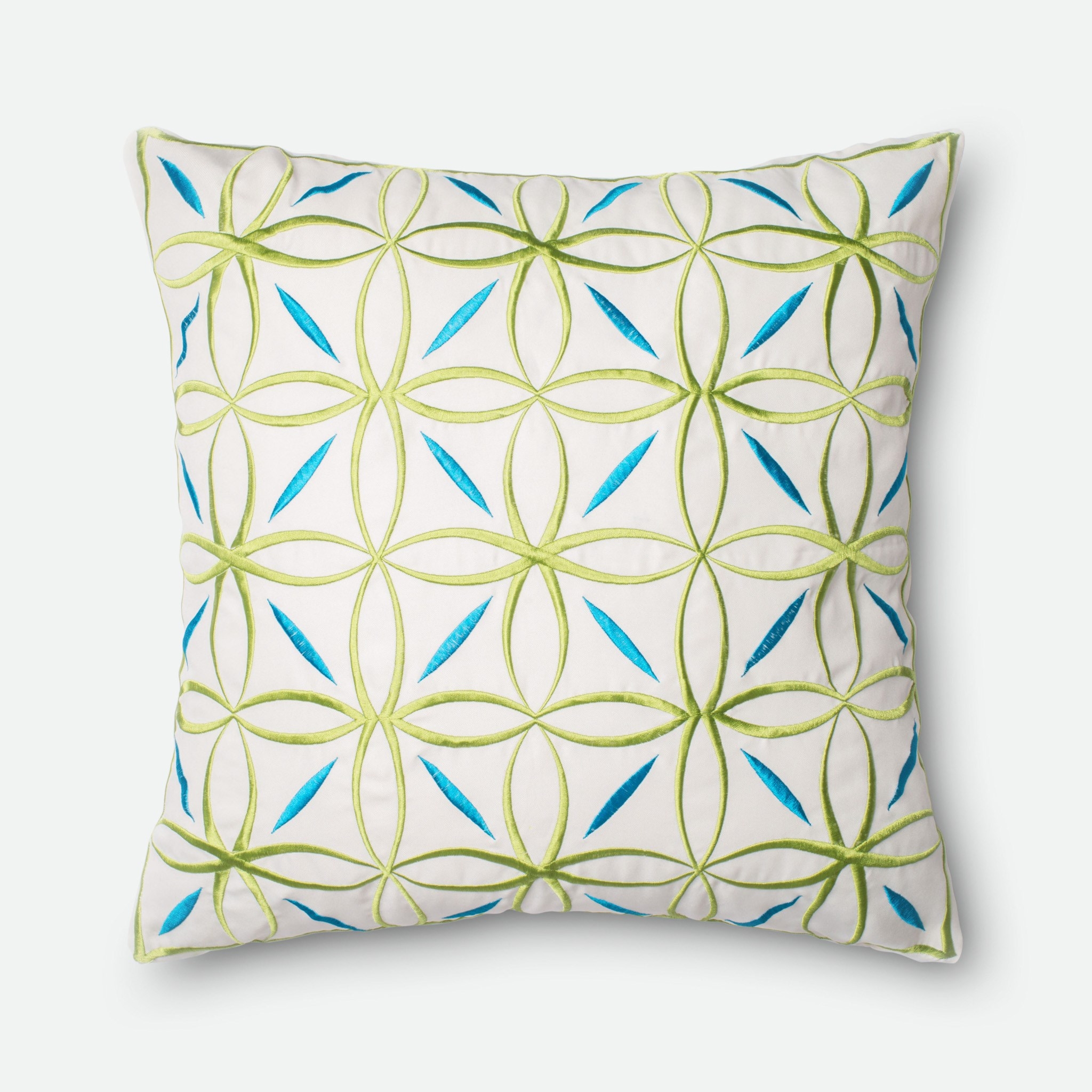 PILLOWS - GREEN / BLUE - 22" X 22" Cover Only - Image 0