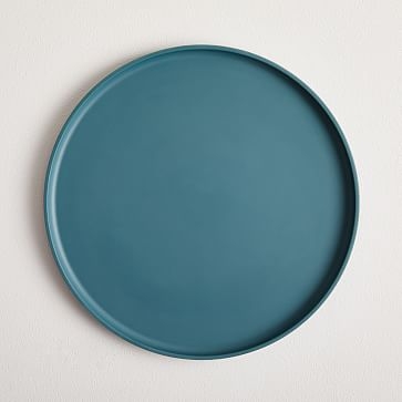 Modern Melamine Dinner Plate, Silver Pine - Image 0