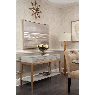 'Silver Landscape' Framed Oil Painting Print on Canvas - Image 2