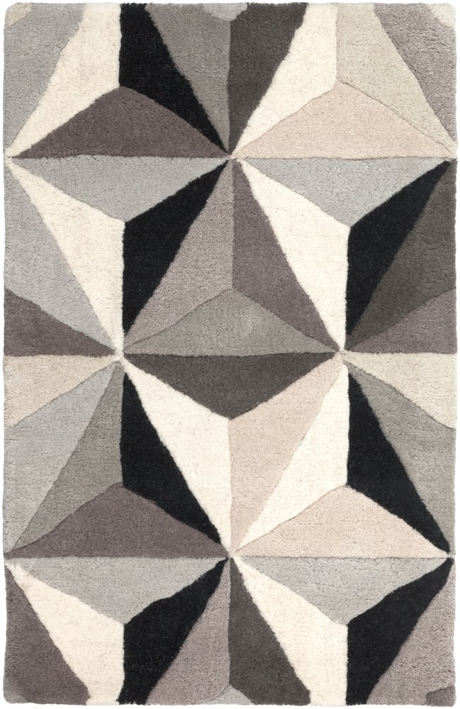 Oasis Gray Indoor 2' x 3' Handmade Rug - Image 1