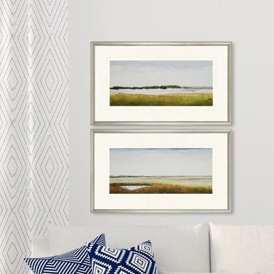 'Marshlands II' 2 Piece Picture Frame Print Set - Image 0