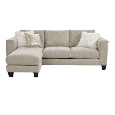 Cohn 84" Wide Reversible Corner Sectional with Ottoman - Image 0