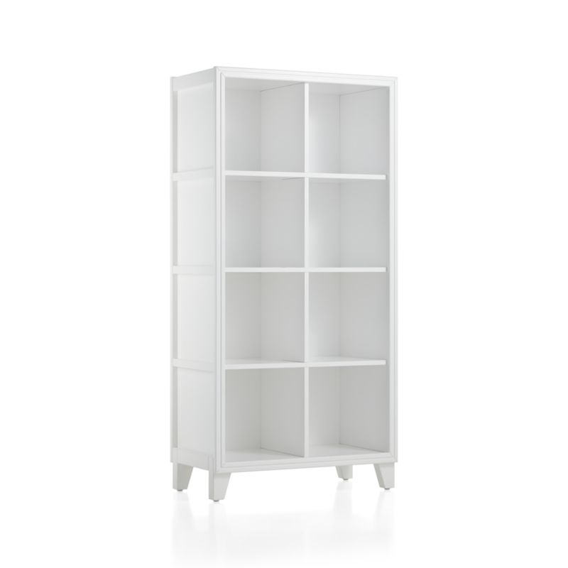 2-in-1 White 8-Cube Bookcase - Image 3