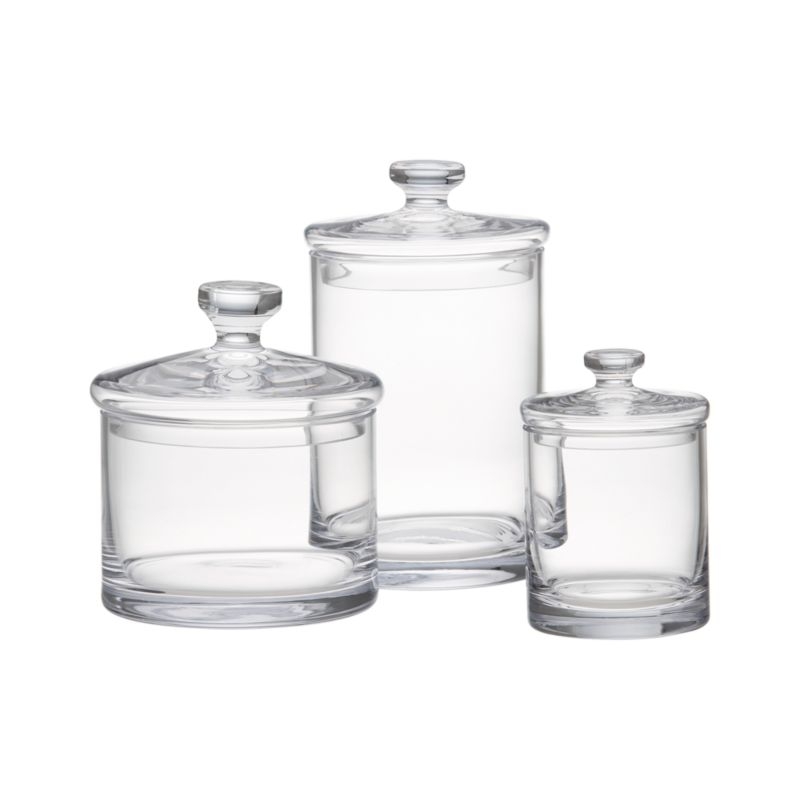 Set of 3 Glass Canisters - Image 8