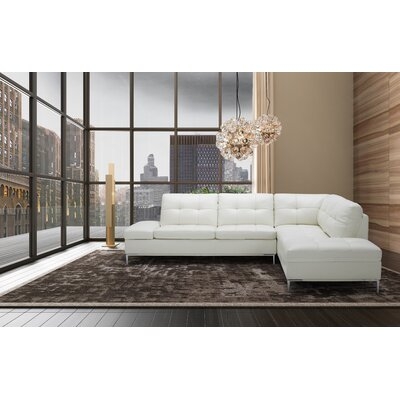 Bracknell Leather Right Hand Facing Sectional - Image 0