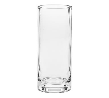 Aegean Clear Glass Vase, Medium - Image 0