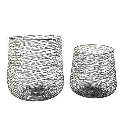 2 Piece Steel Wire Basket Set - Image 0