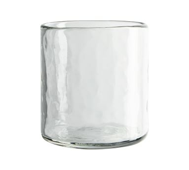 Hammered Short Drinking Glasses, 8.8 oz., Set of 4 - Clear - Image 4
