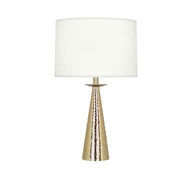 Danielle Small Tapered Table Lamp, Nickel - Image 3