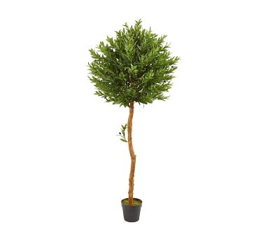 Faux Thin Trunk Olive Tree, 3.5' - Image 2